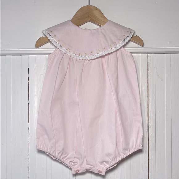 THE BEST DRESSED CHILD SOPHIE & LUCAS NWOT Heirloom Rosebud Embroidered Bubble - Picture 1 of 2